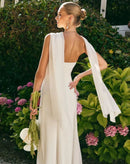 Vestido Midi Campeche com Transpasse Frontal